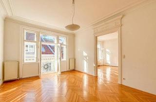 Wohnung mieten in Stephansplatz, 1010 Wien, Nähe Stephansplatz: 3 Zimmer Altbaumiete mit französischem Balkon