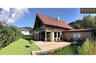 Haus mieten in 5340 Sankt Gilgen, | BLOCKHAUS MIT NATURPOOL UND TRAUMHAFTEN GEBIRGSBLICK | SONNIGE LAGE AM FUSS DES SCHAFBERGS |