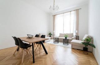 Wohnung mieten in Heiligenstädterstrasse 78, 1190 Wien, Komplett möbliertes, luxuriöses Apartment mit hohen Decken im 1190 Bezirk