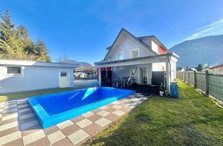 Einfamilienhaus kaufen in 9162 Strau, ANGEBOTSVERFAHREN: Gepflegtes Einfamilienhaus mit Pool in Ferlach