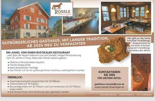 Gewerbeimmobilie mieten in Dorfstraße 12, 6712 Thüringen, Traditionelles Gasthaus in Thüringen/Vorarlberg zu vermieten