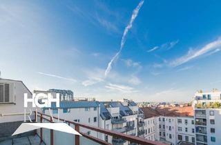 Penthouse kaufen in 1100 Wien, 1100 Wien Zentral begehbare, helle 4-Zimmer Dachterrassenwohnung im 7. Liftstock mit Ausblick