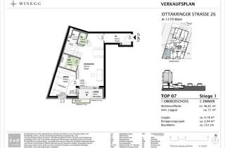 Wohnung kaufen in Ottakringer Straße 26, 1170 Wien, Nachhaltiges Wohnen beim Yppenplatz - Moderne 2-Zimmer-Wohnung mit Loggia