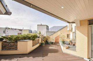 Wohnung mieten in 1060 Wien, Einzigartige Dachgeschoß-Wohnung mit Dachterrasse im 6. Bezirk