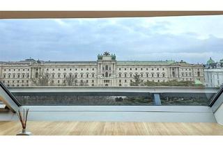 Penthouse kaufen in 1010 Wien, Möbliertes Luxuspenthouse mit Garage und Blick auf die Hofburg