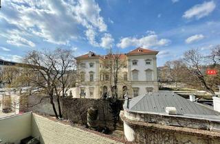 Wohnung mieten in Porzellangasse, 1090 Wien, Unbefristete 3 Zimmer Altbaumiete mit Balkon u. Blick auf das Palais Liechtenstein