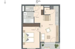 Wohnung mieten in Nippongasse 8/2, 1220 Wien, Moderne 2-Zimmer-Wohnung mit hochwertiger Ausstattung & Balkon in ruhiger Lage beim Kirschblütenpark