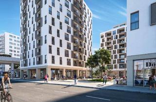 Wohnung mieten in 1020 Wien, Moderne 1-Zimmer-Wohnung mit Balkon direkt bei U2-Donaumarina in 1020 Wien zu mieten