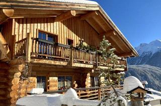 Haus kaufen in 6441 Umhausen, Natur, Stille, Berge - Kanadisches Vollblockhaus mit touristischer Nutzung