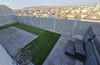 Wohnung kaufen in 1210 Wien, ++ ABSOLUTER FAMILIENTRAUM + FERNBLICK + Neubau + Klimaanlage + DAN Küche + 5 Zimmer, sonnige Dachgeschosswohnung im 9ten Stock + 2 Dachterrassen 52m²