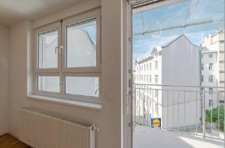 Wohnung mieten in 1060 Wien, ab Mai: gut geschnittene 2-Zimmer-Wohnung mit Balkon (Abendsonne!) nahe U6; fußläufig zur Mariahilfer Str.!