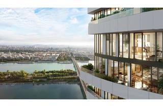 Maisonette kaufen in Wagramer Straße, 1220 Wien, Elegant maisonette with premium amenities and views in a central location on the New Danube